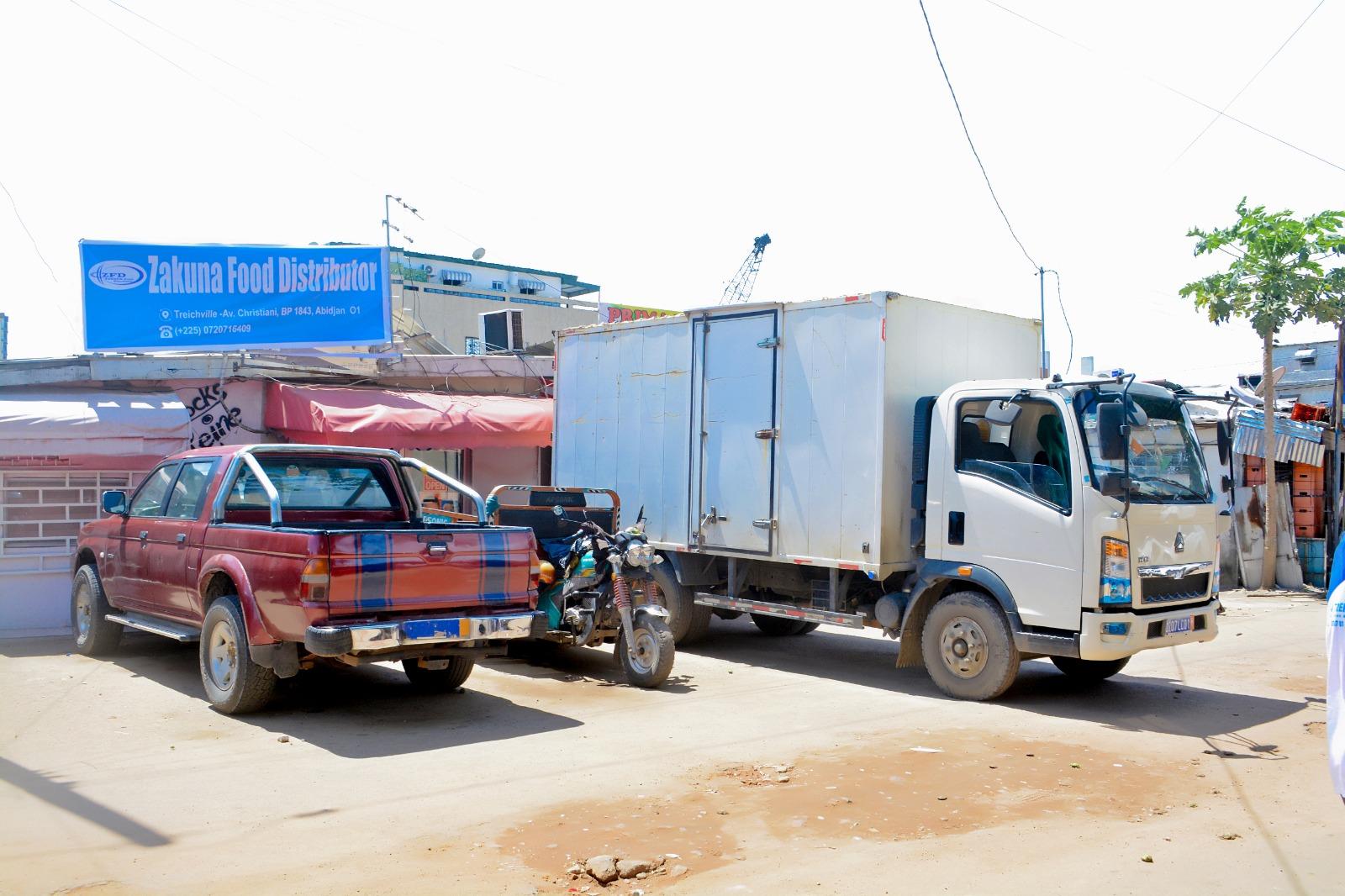 Chargement camion